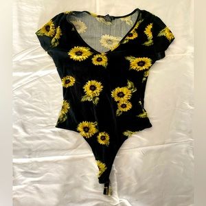 Rue 21 Sunflower bodysuit